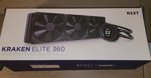Enfriamiento Liquido Nzxt Kraken Elite 360mm Am4 Am5 - Intel Negro (Usado)