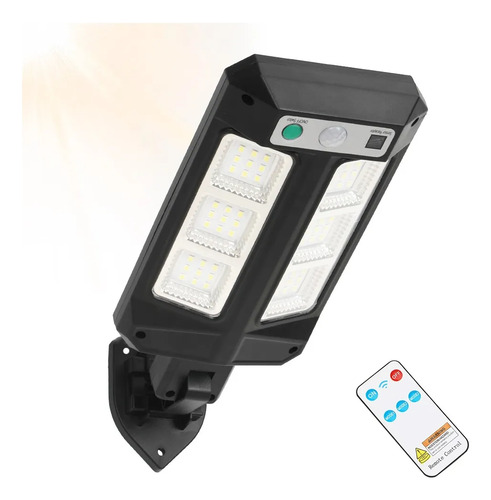 Farola Solar Exterior Cm-top Mini Luces Solares Impermeable Con Sensor De Movimiento Y Control Remoto Para Jardín Patio Inicio