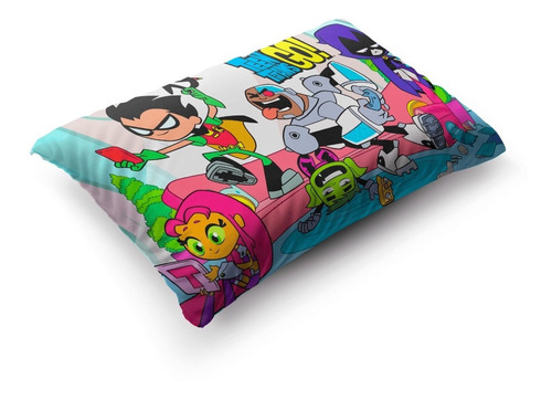 Imagen 4 de 5 de Funda De Almohada Teen Titans Go! 70x45cm Vudú Love
