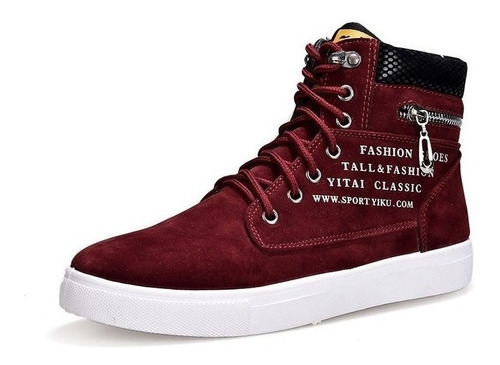 Hip Hop Estilo Casual Zapatos De Alta Superior Zapatilla [u]