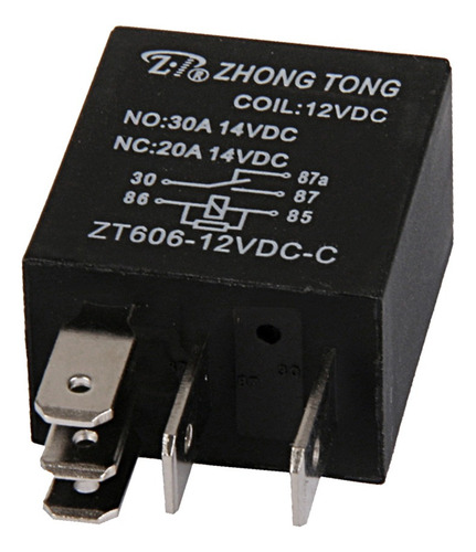 12v 20/30 Amp 5 Pin Spdt Car Relay, Interruptor De Relé
