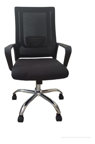 Imagen 2 de 5 de Silla De Oficina Gerencial Nairobi Color Negro