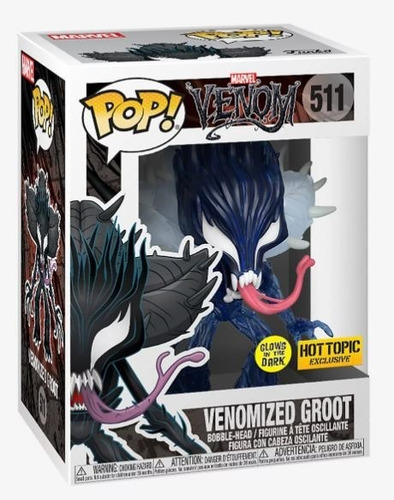 Funko Pop! Venomized Groot 511 Ht Glow In The Dark Playera
