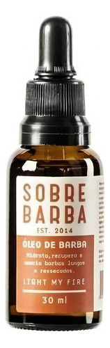 Óleo para barba Sobrebarba Óleo de Barba Light My Fire 30ml - Sobrebarba de 30mL 30g