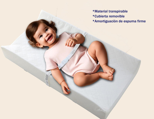 Cambiador Mudador Anatómico Impermeable Para Bebe Portátil