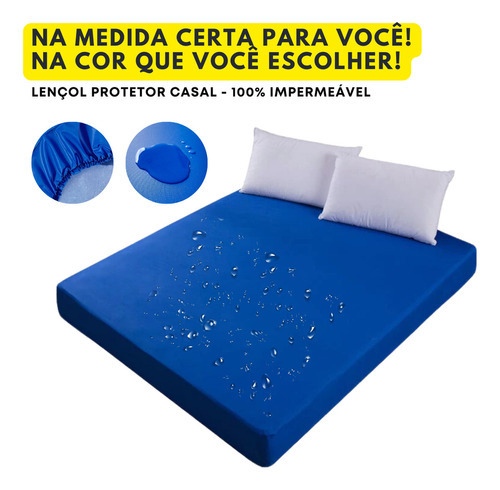 Protetor De Colchão Lençol Queen Capa Protetora Antixixi Não Esquenta Antialérgica