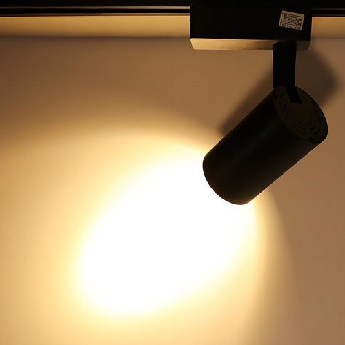 Spot Para Trilho Eletrificado Preto 3000k 30w Bq 127/220V