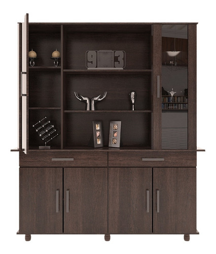 Modular Comoda Vajillero Orlandi 1,60  6 Puertas 2 Cajones