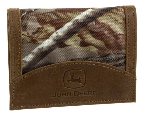 A John Deere Hombre Tri Fold Billetera En Caja De Regalo