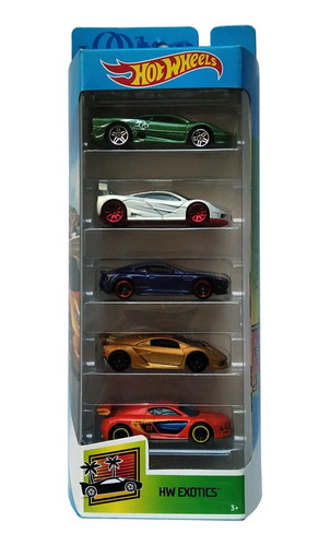 Hot Wheels Hw Exotics 5 Pack Año 2017