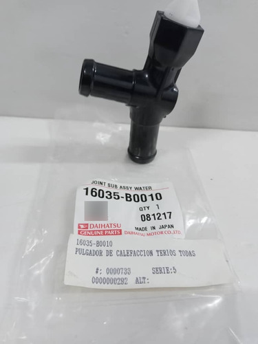 Pulgador De Calefaccion De Daihatsu Terios 1.3 1.5 2002-2015