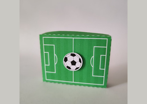 10 Caixinhas Personalizado Porta Bis Futebol Campo Bola
