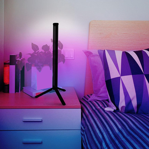 Luminária De Canto Rgb Com Mudança De Cor De Abajur
