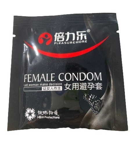 Preservativo Femenino Confiable Y Seguro Pack 4 Unidades 