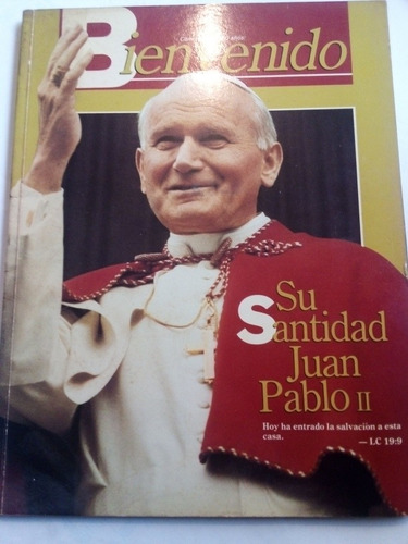 Revista Especial Juan Pablo Ii En El Mundo 1987 Bienvenido
