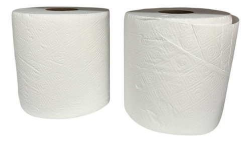 Rollo Bobina 25x400 X2u Industrial Papel Doble Hoja