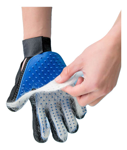 Paquete Cepillo De Baño Y Guantes Para Remover Pelo Mascotas