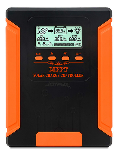 Joyfox Mppt Controlador De Carga Painel Solar Pro 80a 12/24/36/48v Lcd