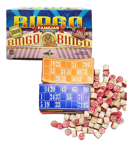 Bingo + Loteria + Naipes Poker + Naipes X40 Juego Mesa