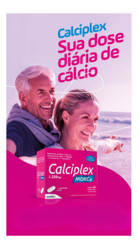 Calciplex Mdkca Suplemento Em Comprimidos 1250mg Ecofitus Sem Sabor