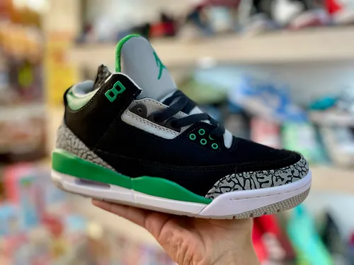 Jordan negros online con verde