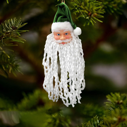 Adorno Colgante De Cabeza De Papá Noel Para Árbol De