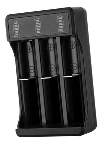 De Batería Usb Con Indicador Led Para 3.7v/4.2v 3 Ranuras