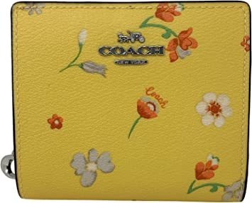 Coach Cartera A Presión En Estampado Floral Místico Estilo