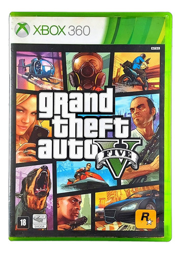 Grand Theft Auto Gta V 5 Xbox 360 Mídia Física - Original