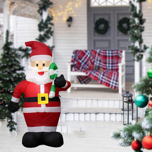 Inflable Papá Noel Toys Luminoso Decoración Muñeca 120cm