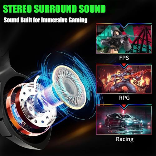Gaming Headset 7.1 Surround Con Micrfono Cancelacin Ruido
