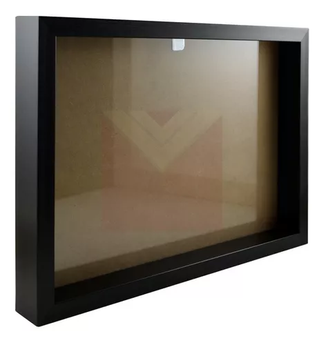 Marcos Box 40x50 Negro Con Vidrio Y Tapa Calidad Y Precio