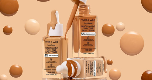 Base Maquillaje Wet N Wild Skin Tint Acido Hialuronico 5%nia Tono Fair Beige