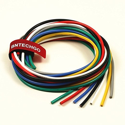 Bntechgo Calibre 14 Silicona Kit De Cables Ultra Flexible De