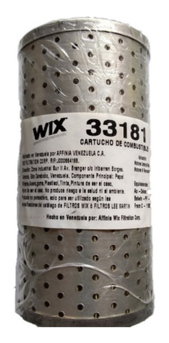 Filtro  Motor 33181 Caterpillar Cat-d80 Mercedez Mark Wix