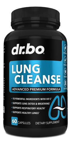 Desintoxicación Pulmones Respira Mejor Con 60 Caps Hecho Usa Sabor Sin Sabor