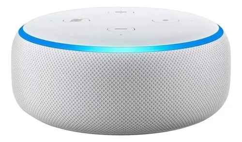 Smart Speaker Amazon Alexa Echo Dot 3 Branco Português Novo