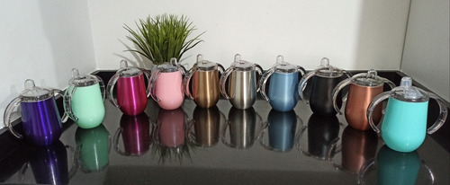 Imagen 1 de 10 de Vaso Entrenador De Acero Inoxidable Para Bebé.Mayoreo.