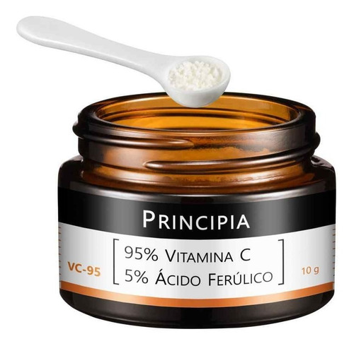 Principia 95% Vitamina C Pura + 5% Ácido Ferúlico 10 G