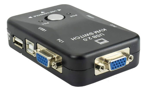 Switch Kvm Vga Usb 2.0 2 Portas Exbom