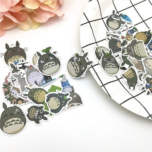 Imagen 2 de 5 de Totoro - Set De 50 Stickers / Calcomanias