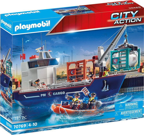 Playmobil 70769 Buque Portacontenedores