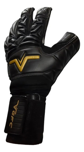 Guantes De Arquero Zulu Iv C/varillas Adulto - Vgfc Volk Negro 9