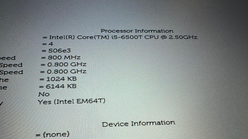 Cpu Optiplex Micro Dell 3050 Core I 5 6th Ram 8gb Ssd 240gb (Reacondicionado)