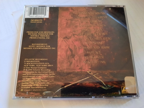Skid Row / Slave To The Grind / Cd (Usado)