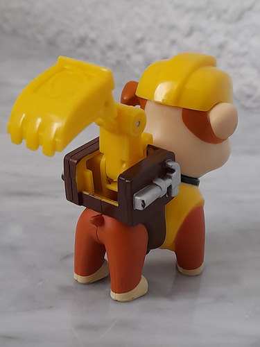 Figura Paw Patrol Rubble Con Pala Spin Master (Usado)