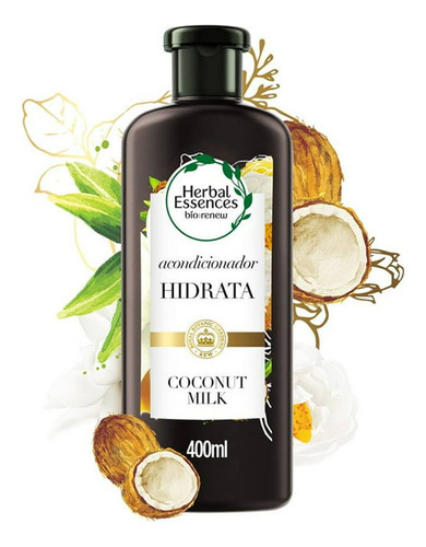 Acondicionador Herbal Essences Coconut Milk Real Botanicals