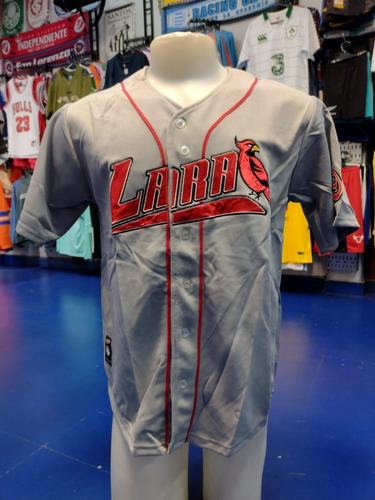 Imagen 2 de 6 de Camiseta Baseball Cardenales Lara Gris Talle M