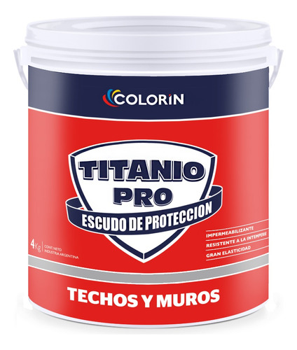 Membrana Liquida Colorin Titanio Pro X10kg Don Luis Mdp 