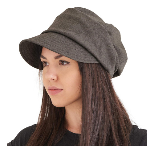 Sombrero Holgado Invierno Mujer Gorra Plana Hombre Visera